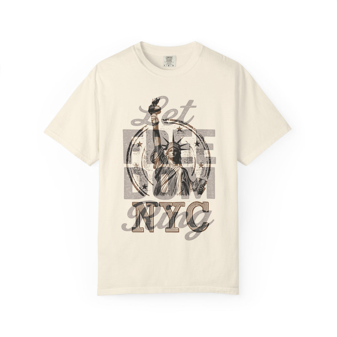 LET FREEDOM RING NYC LIBERTY Mens WUNDERLAND Heritage Short Sleeve Tee