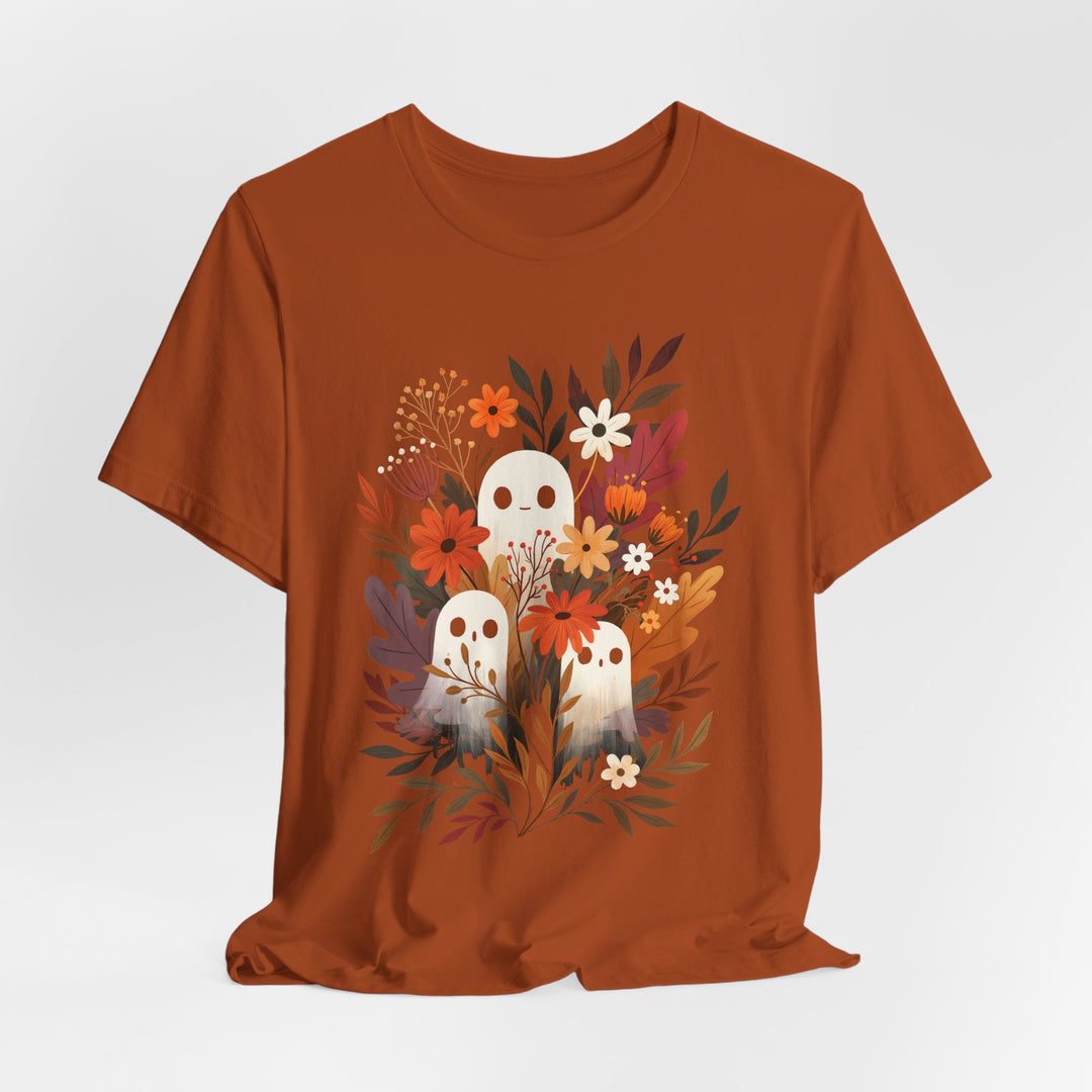 Autumn Ghosts Cute Fall Floral Women&
