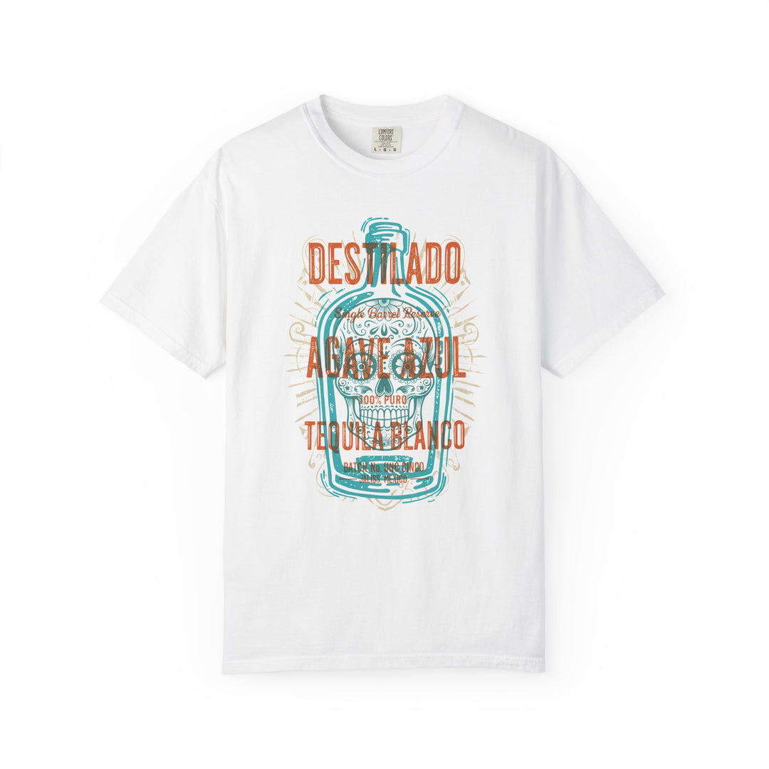 Tequila "Destilado Agave Azul" Vintage Mexican Spirit Mens WUNDERLAND Vibes Short Sleeve Tee