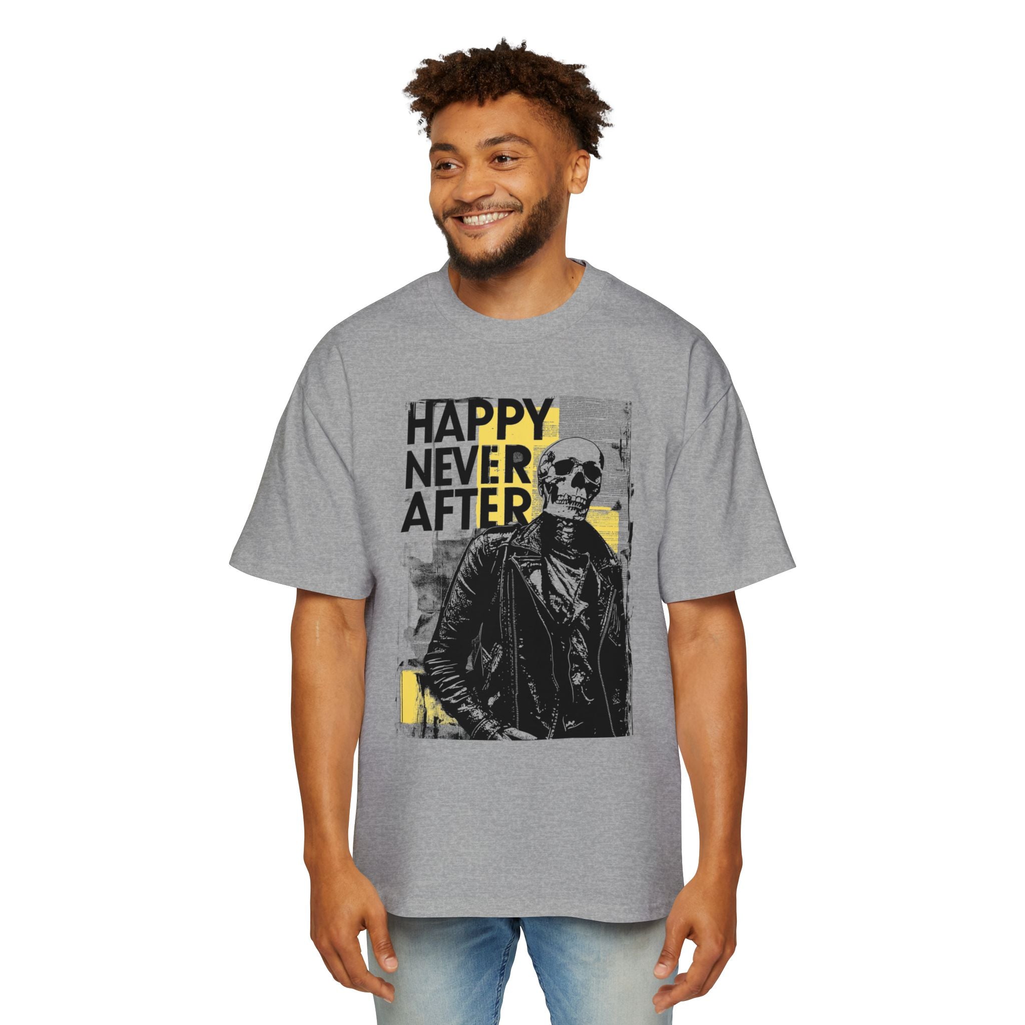Happily Never After Atomyk Mens Oversized Graphic Tee HEADLINES