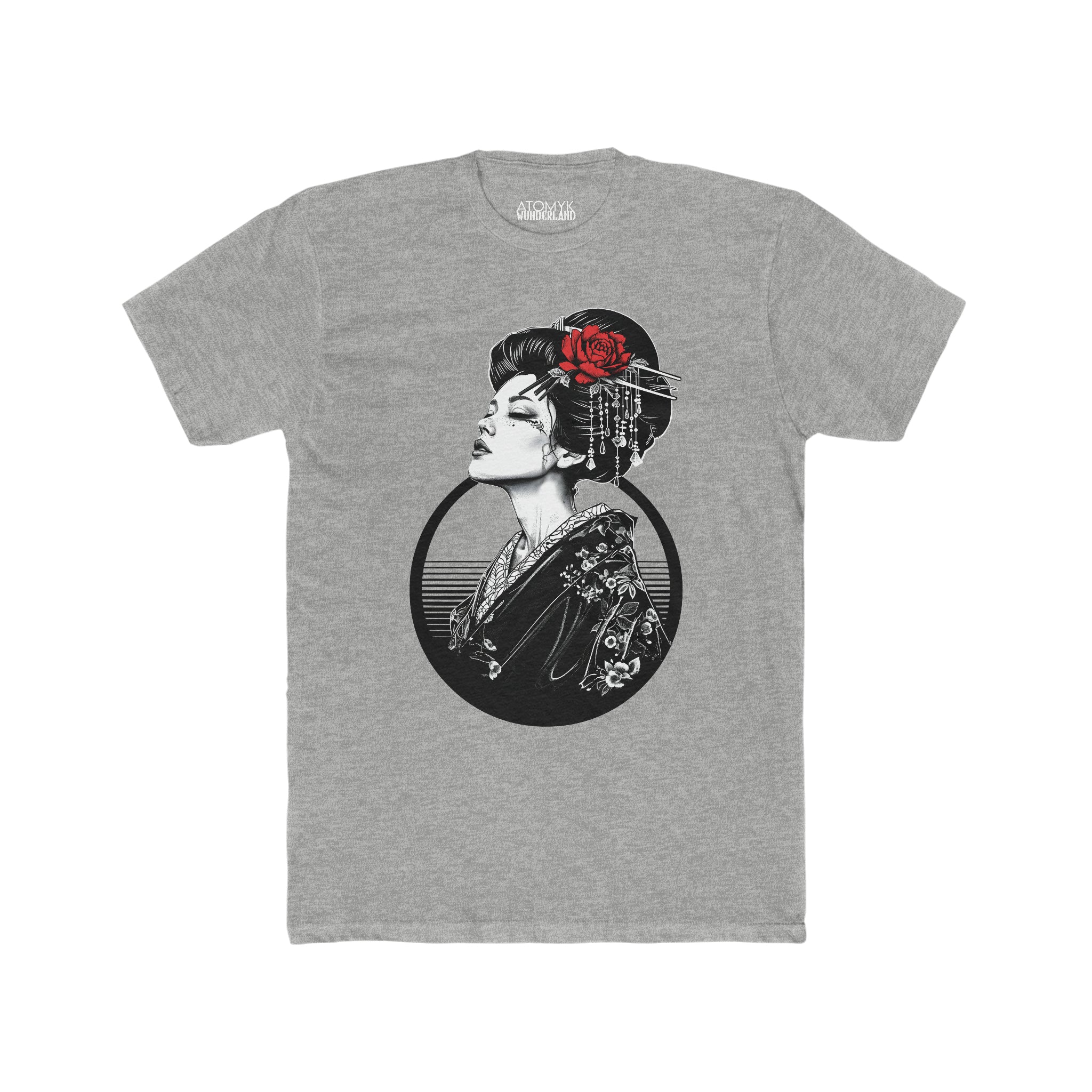 Geisha Rose Mens Atomyk Graphic Tee