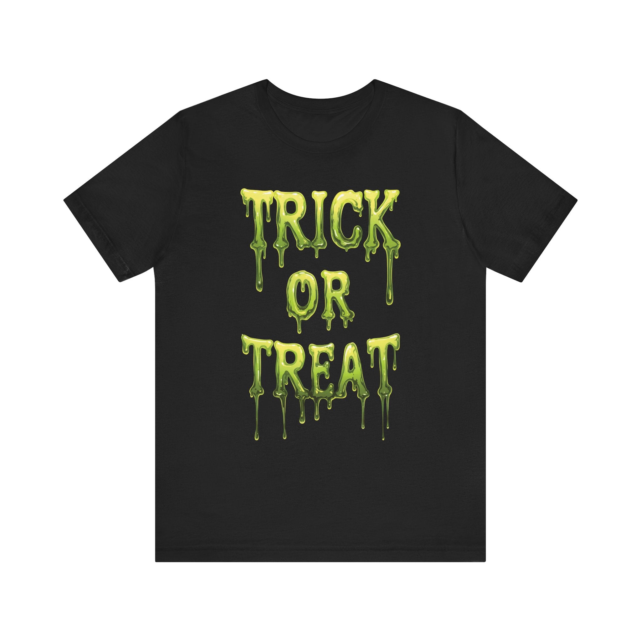 Trick Or Treat Dripping Mens Halloween Booteek Jersey Short Sleeve Tee