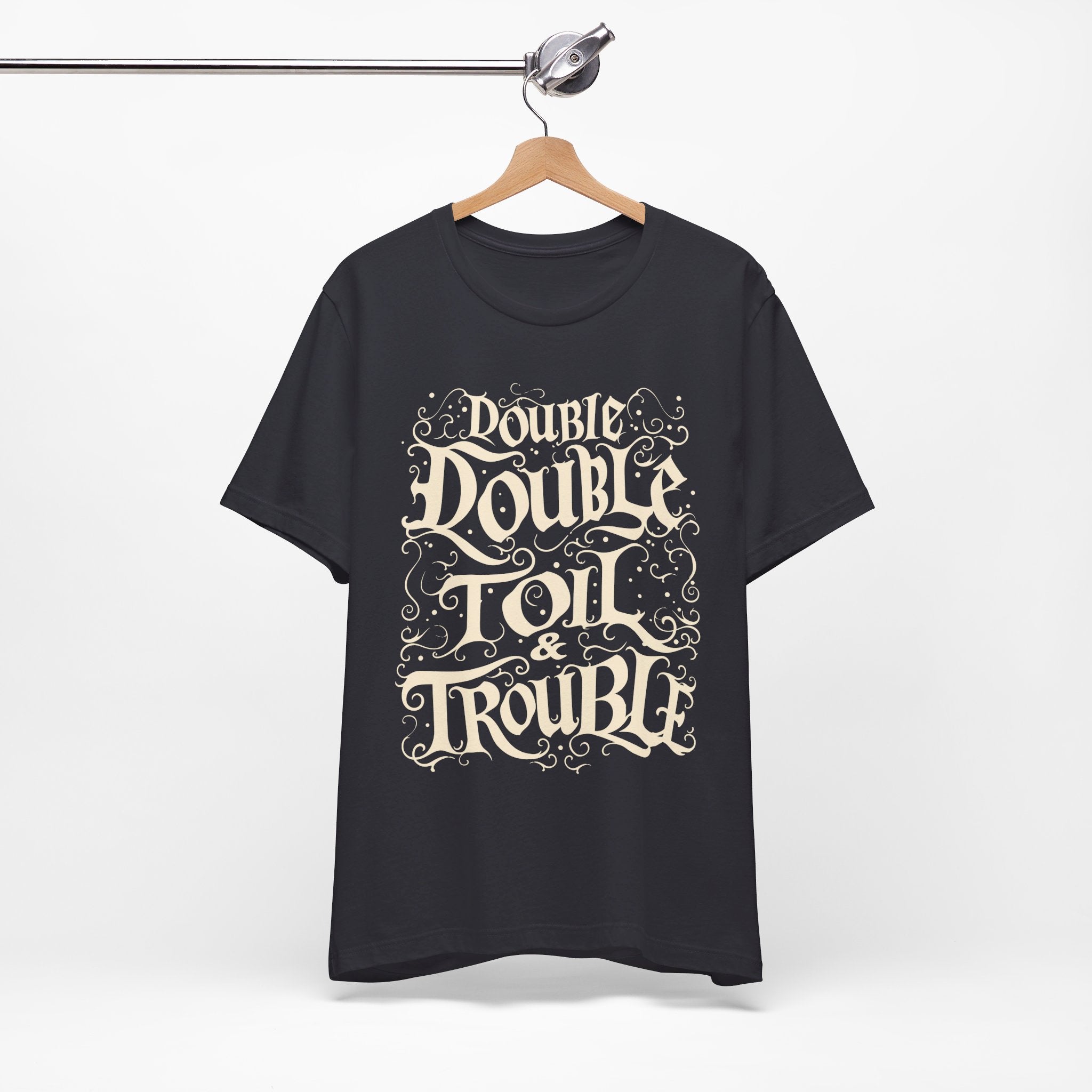 Double Toil & Trouble Womens Halloween Booteek Jersey Short Sleeve Tee