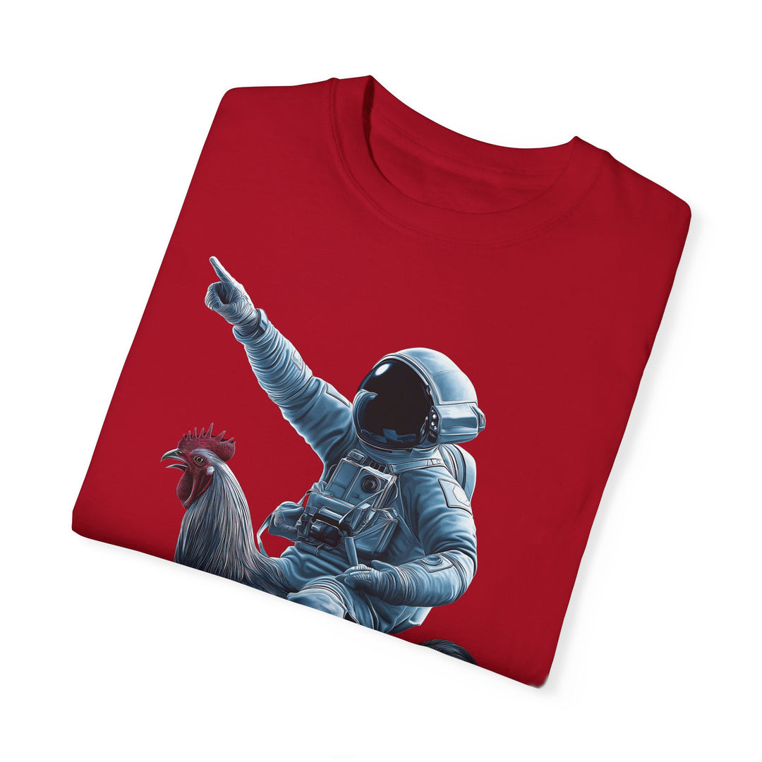 Chicken Run Astronaut Mens WUNDERLAND Short Sleeve Tee