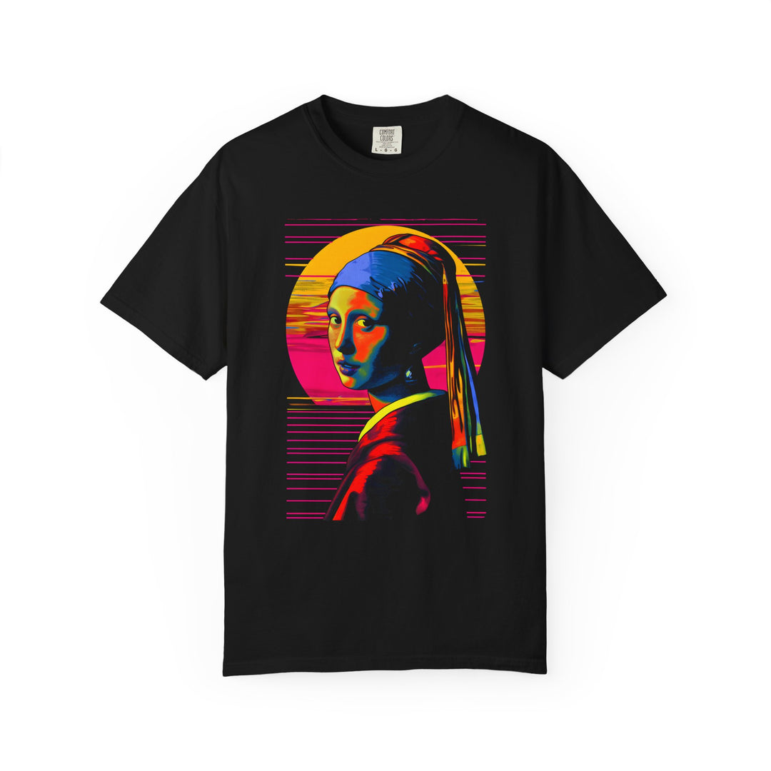 Girl with Pearl Earring Retro Vaporwave Mens WUNDERLAND Vibes Short Sleeve Tee