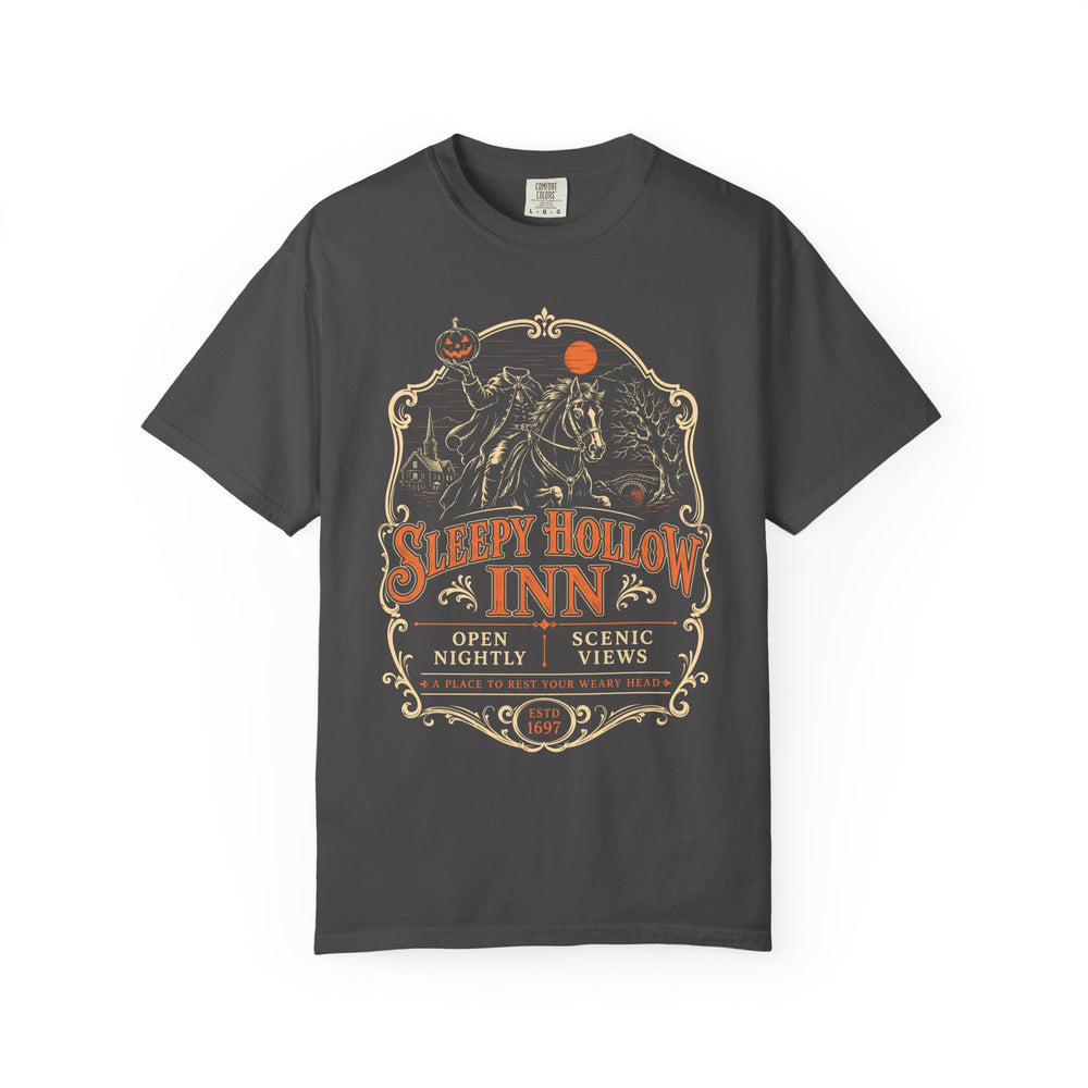 Sleepy Hollow Inn Headless Horseman Womens WUNDERLAND Halloween Booteek Short Sleeve Tee