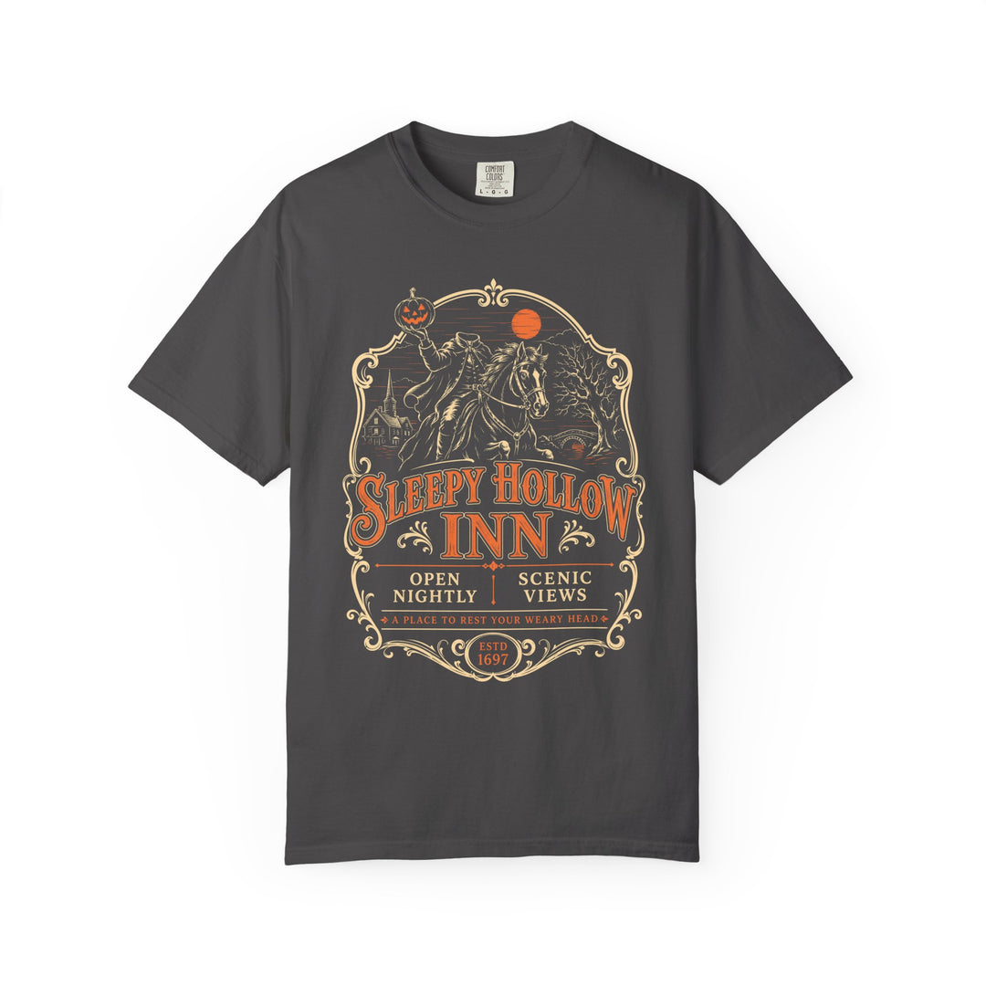 Sleepy Hollow Inn Headless Horseman Womens WUNDERLAND Halloween Booteek Short Sleeve Tee