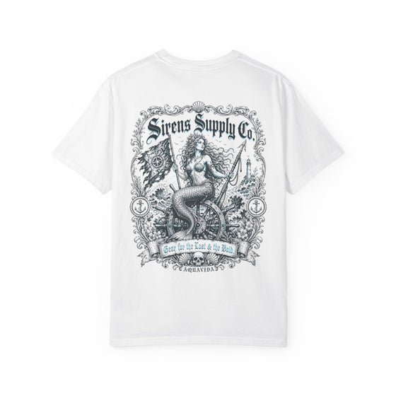 Siren Supply Company Mermaid Mens AQUA VIDA Short Sleeve Tee