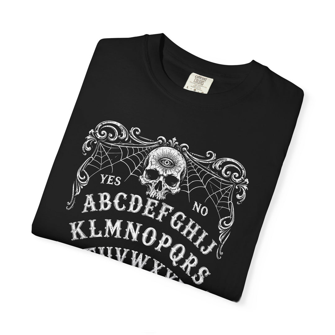 Ouija Board Skull Vintage Occult Mens WUNDERLAND Halloween Booteek Short Sleeve Tee