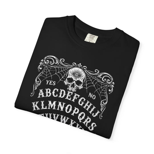 Ouija Board Skull Vintage Occult Mens WUNDERLAND Halloween Booteek Short Sleeve Tee