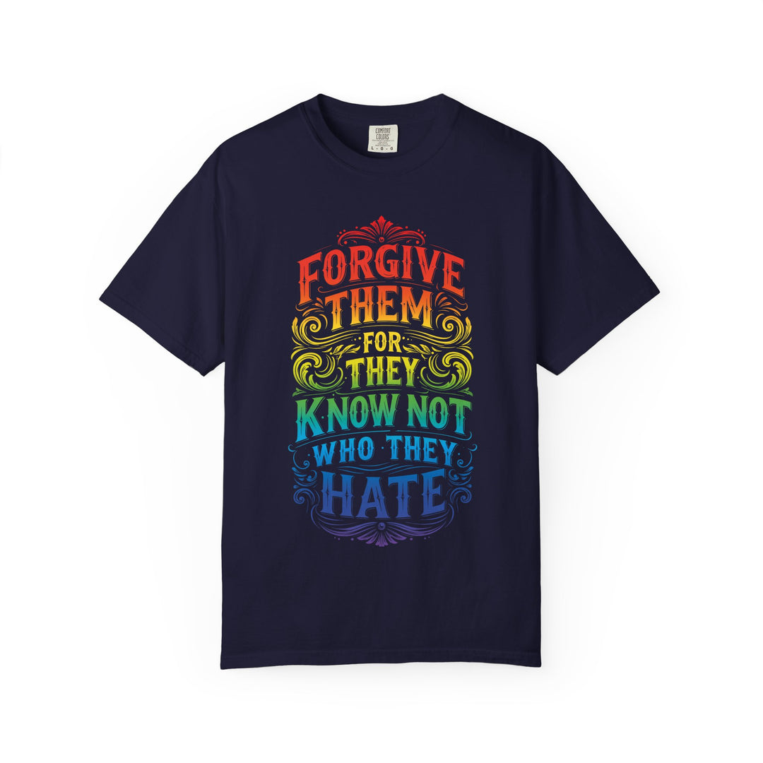 Forgive Them For They Know Not Who They Hate ATOMYK Short Sleeve Tee