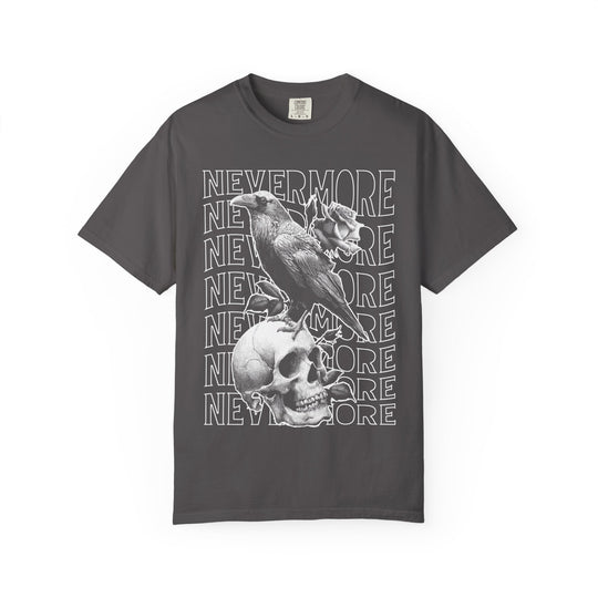 Nevermore Raven Skull Mens WUNDERLAND Backyard Dept Halloween Booteek Short Sleeve Tee