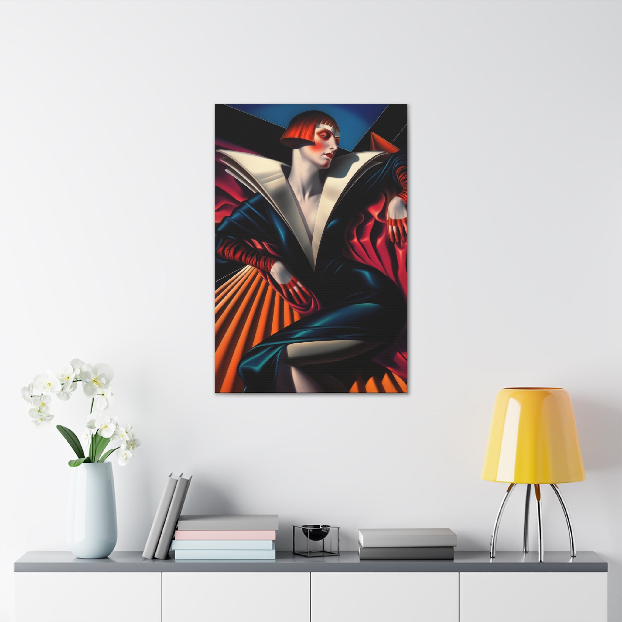 Art Deco Diva Canvas Print