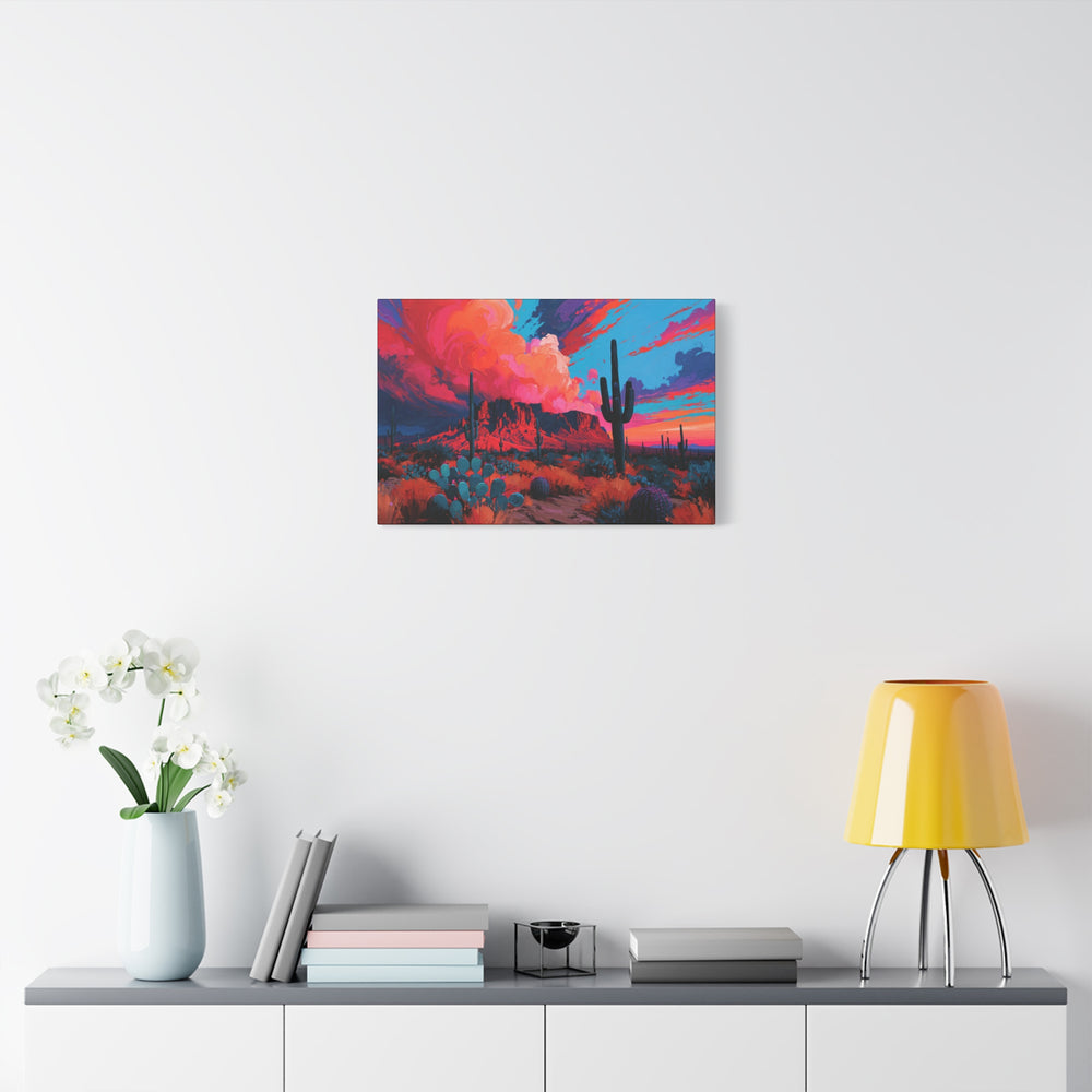 Sunrise Desert Skies Canvas Wall Art