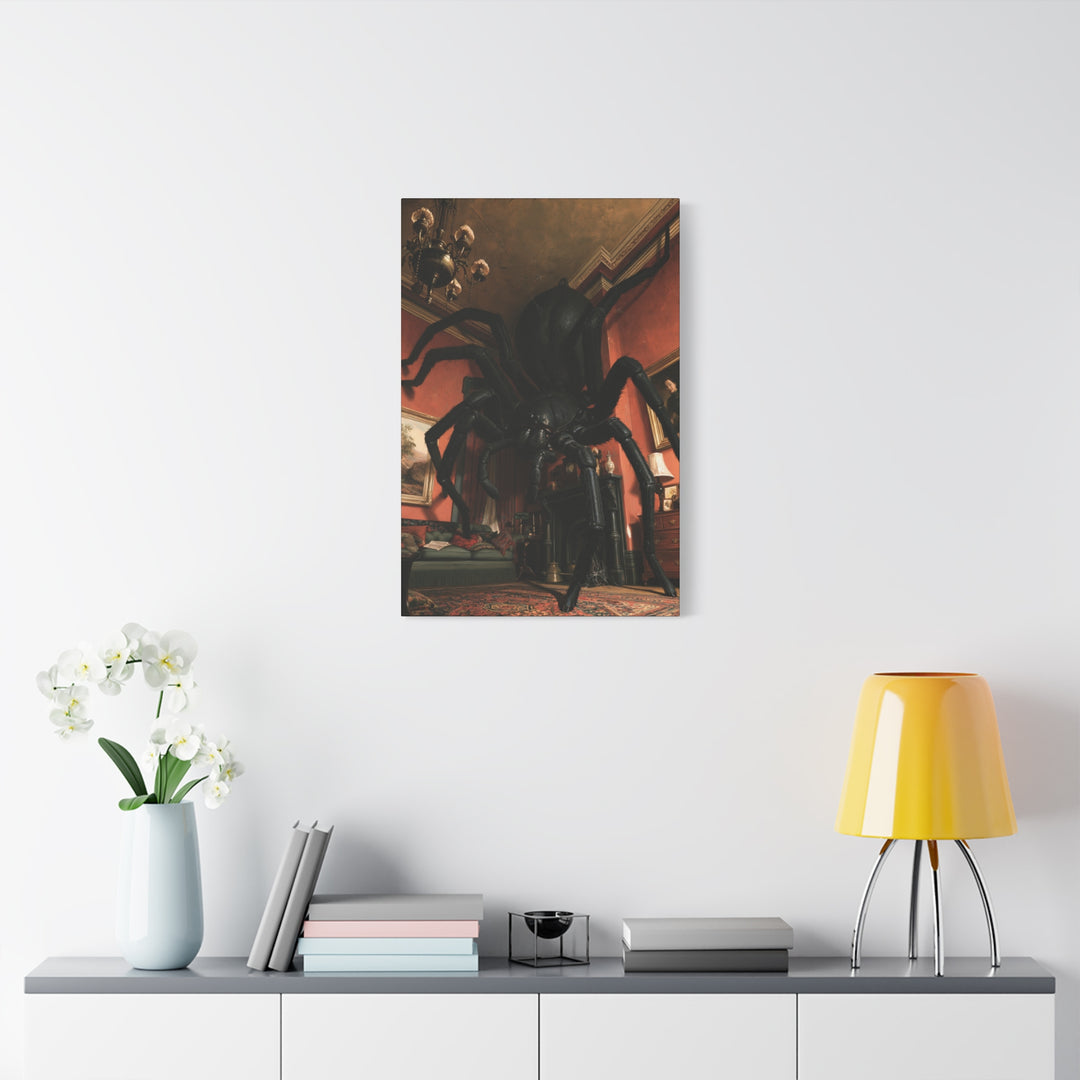 Creeping Spider Gothic Horror Canvas Wall Art