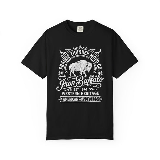 Prarie Thunder MC Moto Club Mens WUNDERLAND Heritage Short Sleeve Tee