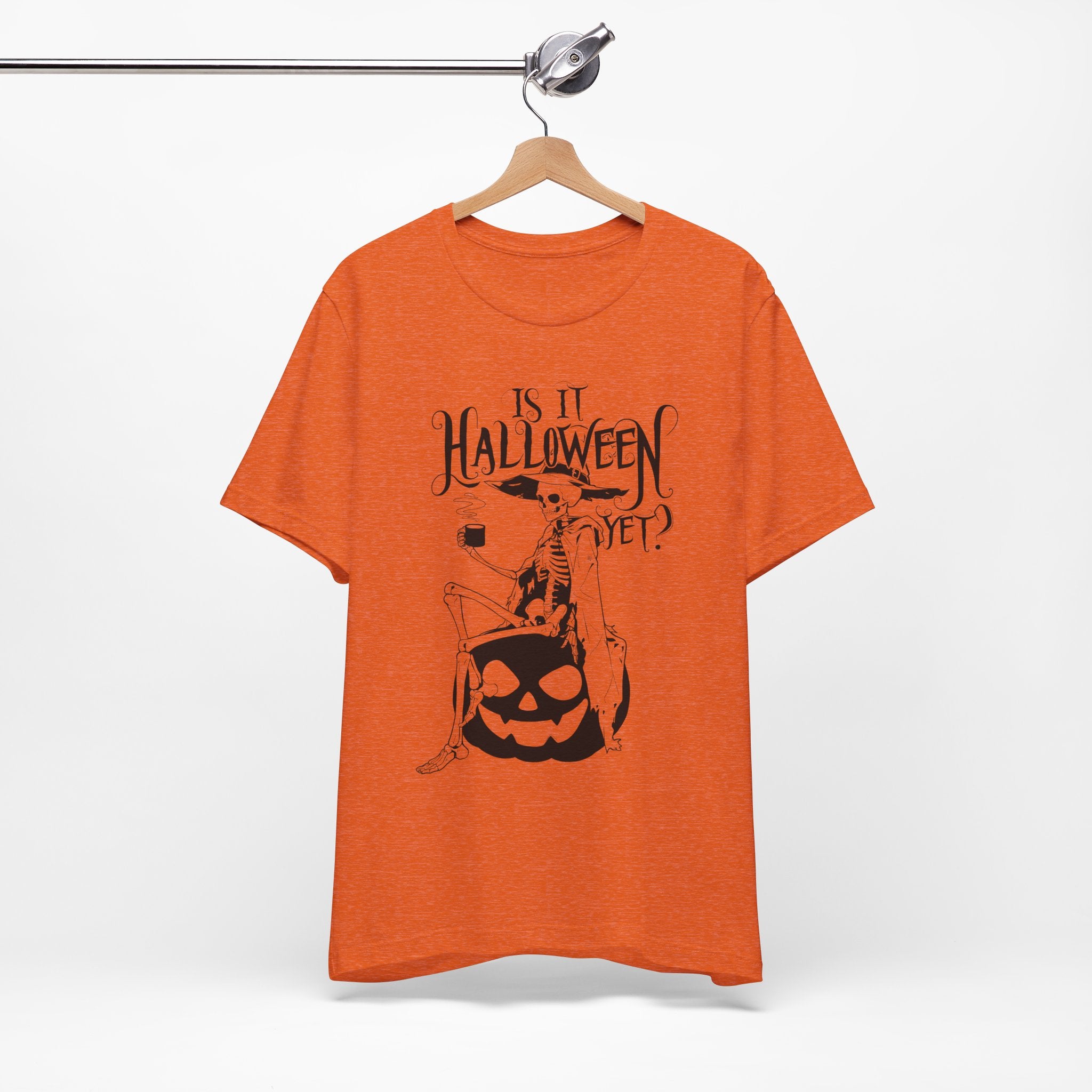 Is It Halloween Yet Witch Pumpkin Womens Halloween Booteek Jersey Short Sleeve Tee