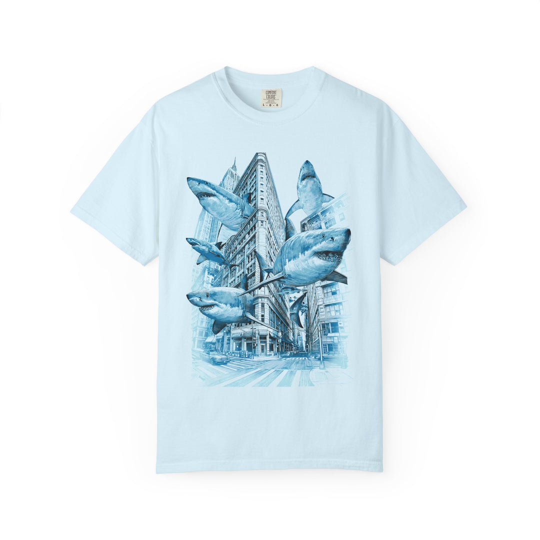 Swimming With Sharks City Mens AQUAVIDA Short Sleeve Tee
