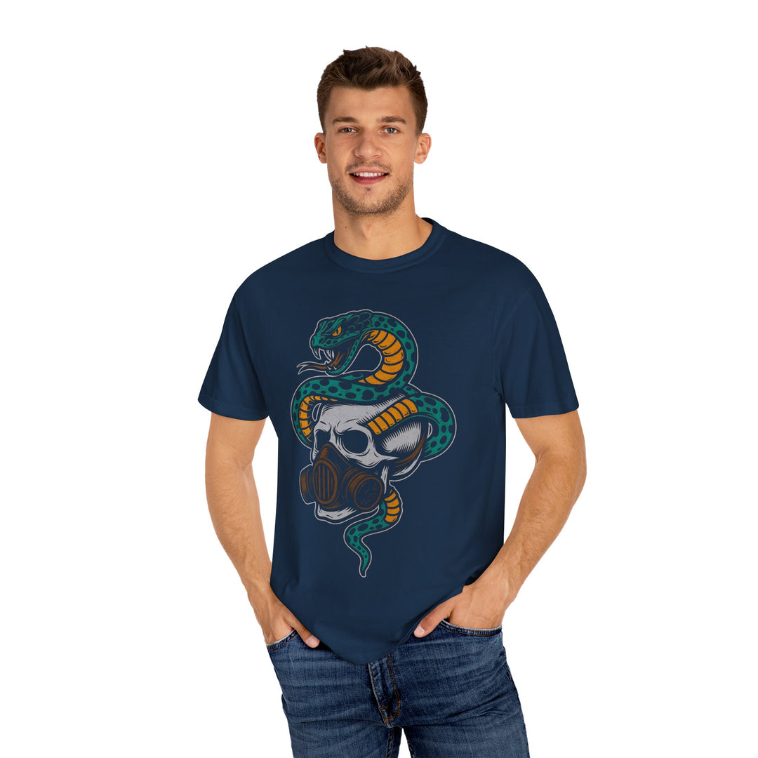 VIPER GASMASK TEAL Mens ATOMYK Short Sleeve Tee