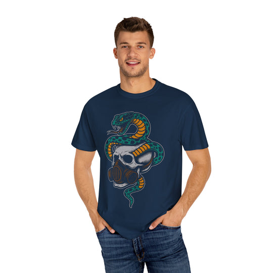 VIPER GASMASK TEAL Mens ATOMYK Short Sleeve Tee