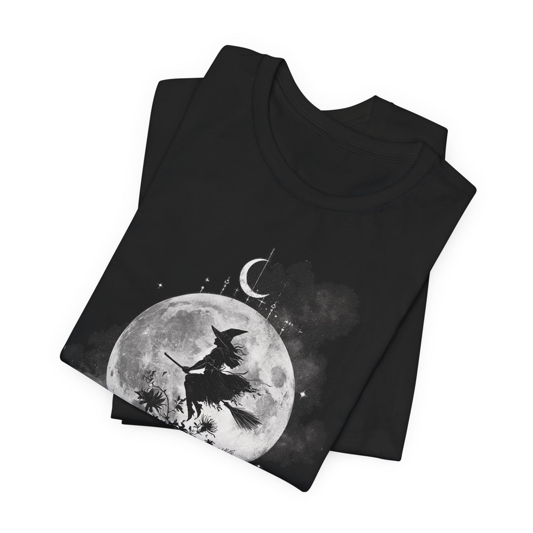 Mystic Witch Silhouette &amp; Floral Moon Women&