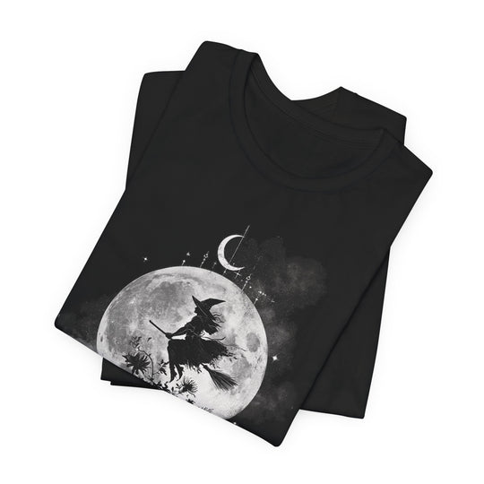Mystic Witch Silhouette &amp; Floral Moon Women&