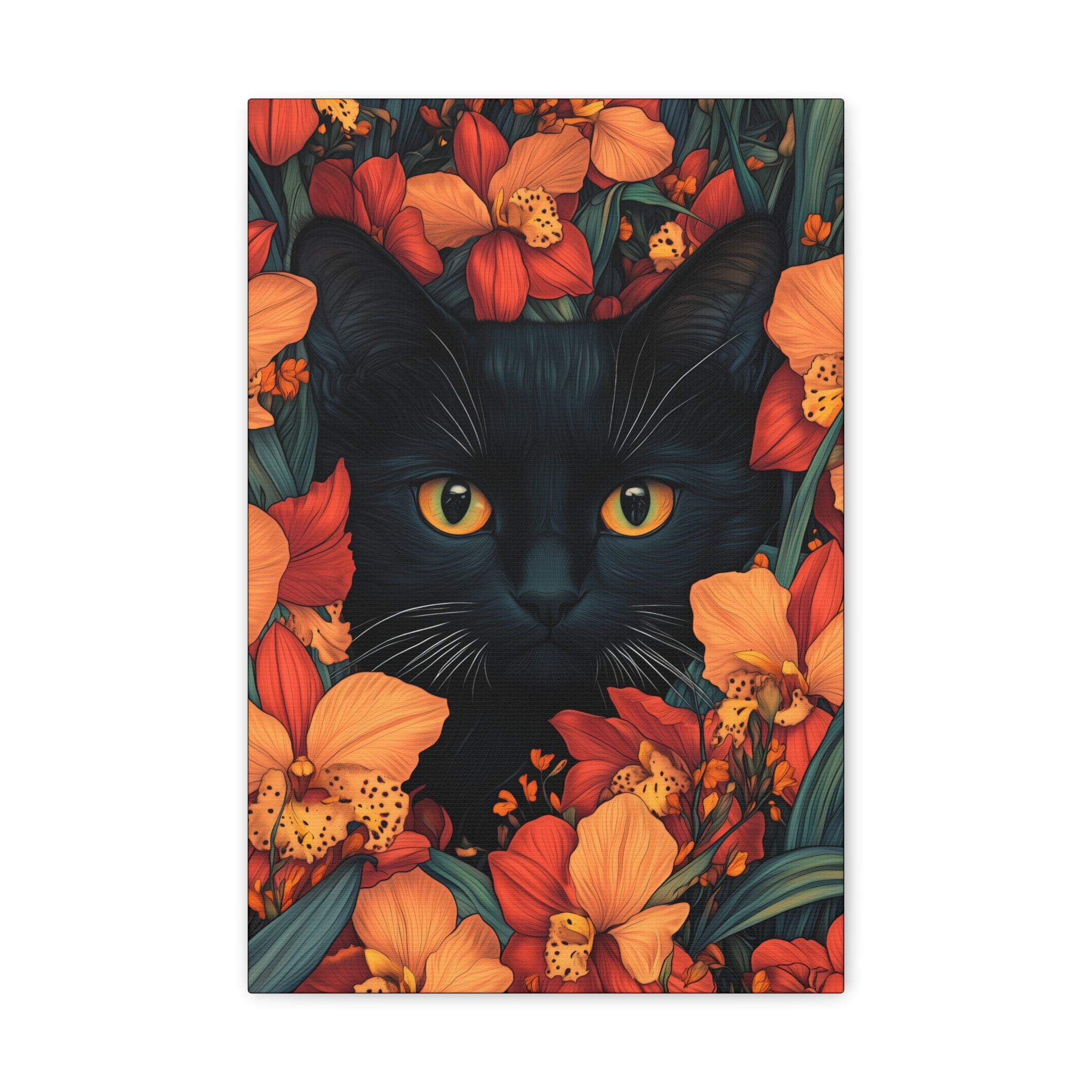 Purrfect Gaze Canvas Print