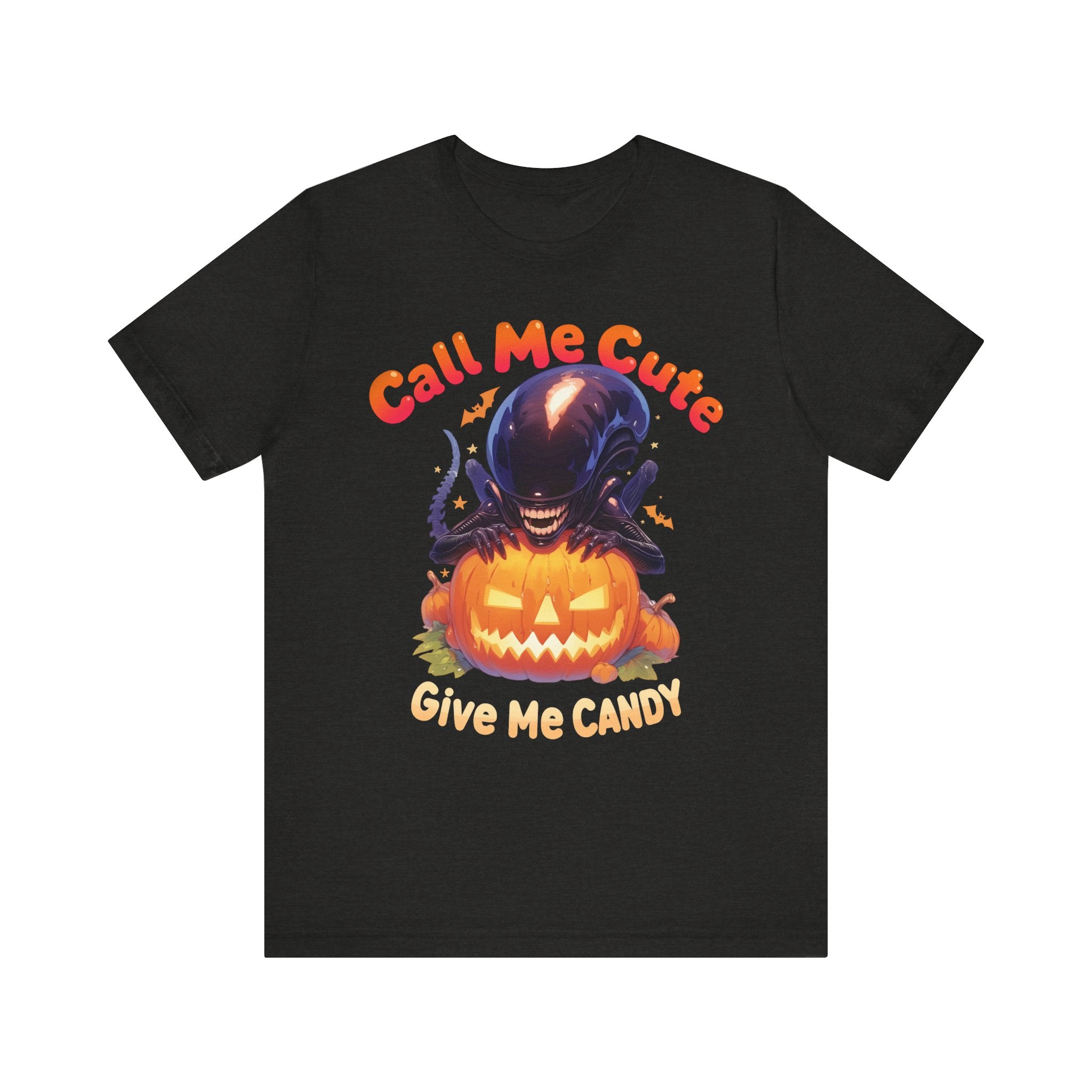 Call Me Cute Give Me Candy Mens Halloween Booteek Jersey Short Sleeve Tee