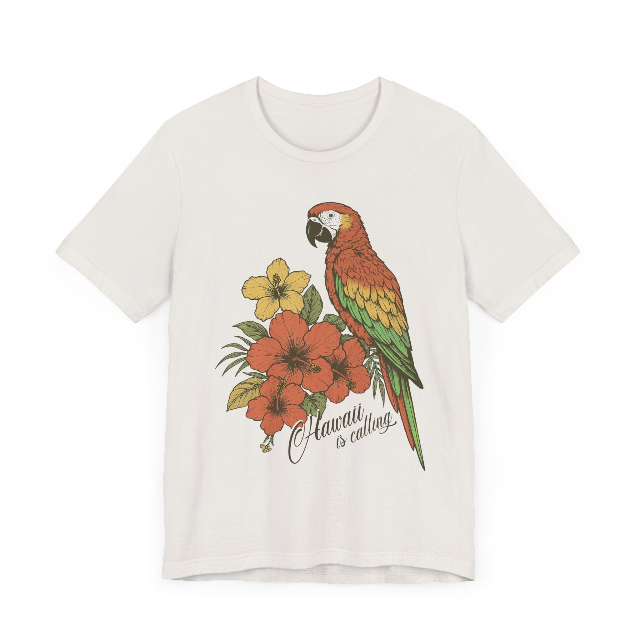 HAWAII IS CALLING Vintage Womens L'Atomique Graphic Tee