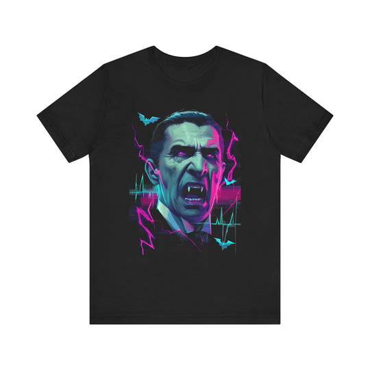 Dracula Darkwave Mens WUNDERLAND Backyard Dept Halloween Booteek Soft Cotton Jersey Short Sleeve Tee