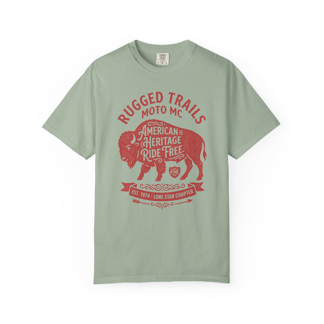 Rugged Trail MC Moto Club Mens WUNDERLAND Heritage Short Sleeve Tee