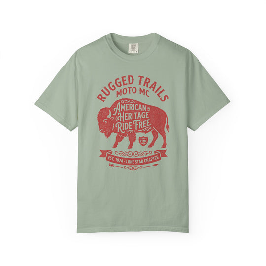 Rugged Trail MC Moto Club Mens WUNDERLAND Heritage Short Sleeve Tee