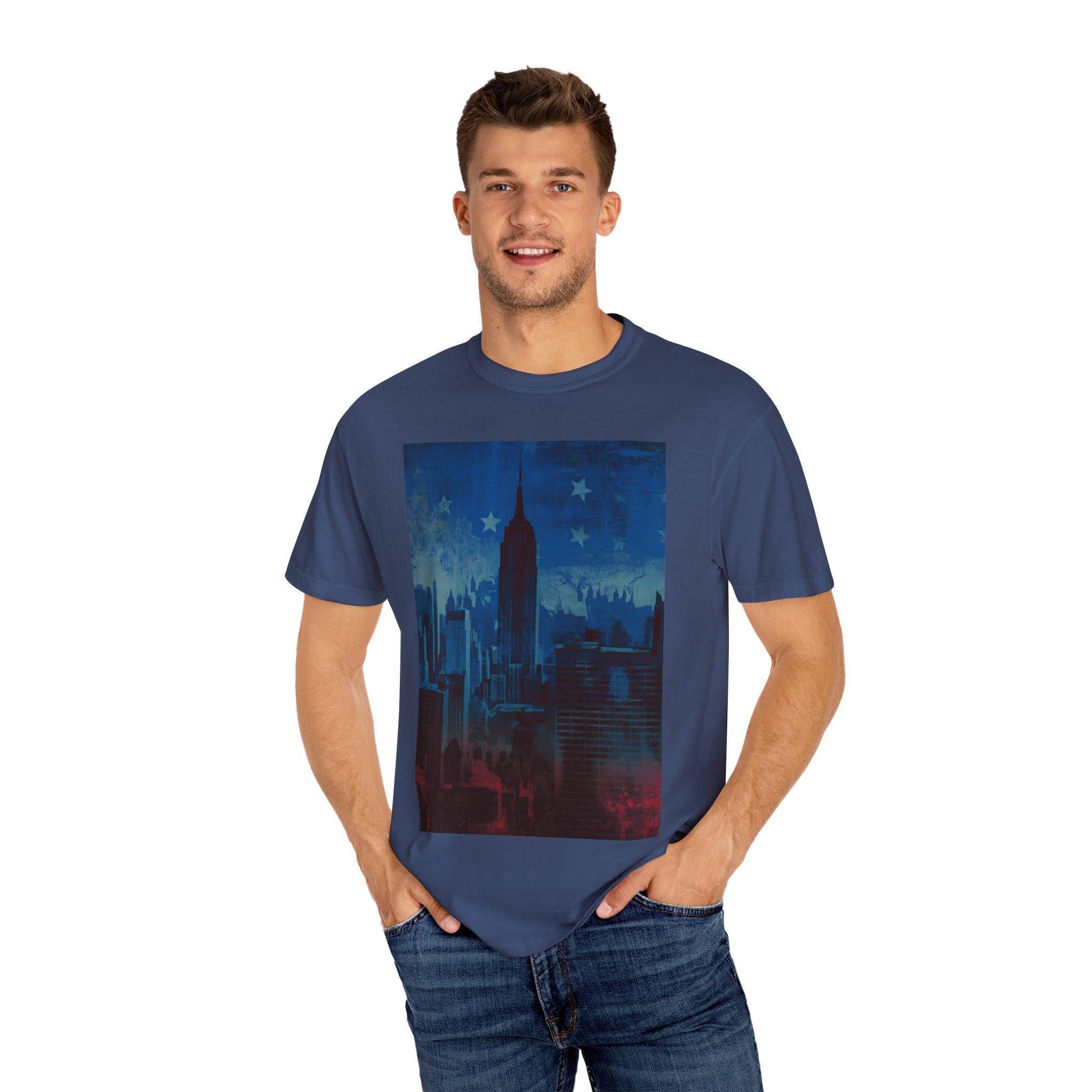 NYC USA Mens WUNDERLAND Short Sleeve Tee