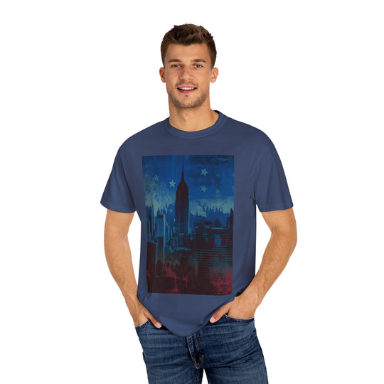 NYC USA Mens WUNDERLAND Short Sleeve Tee