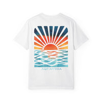 Water Side Sunset Mens AQUA VIDA Short Sleeve Tee