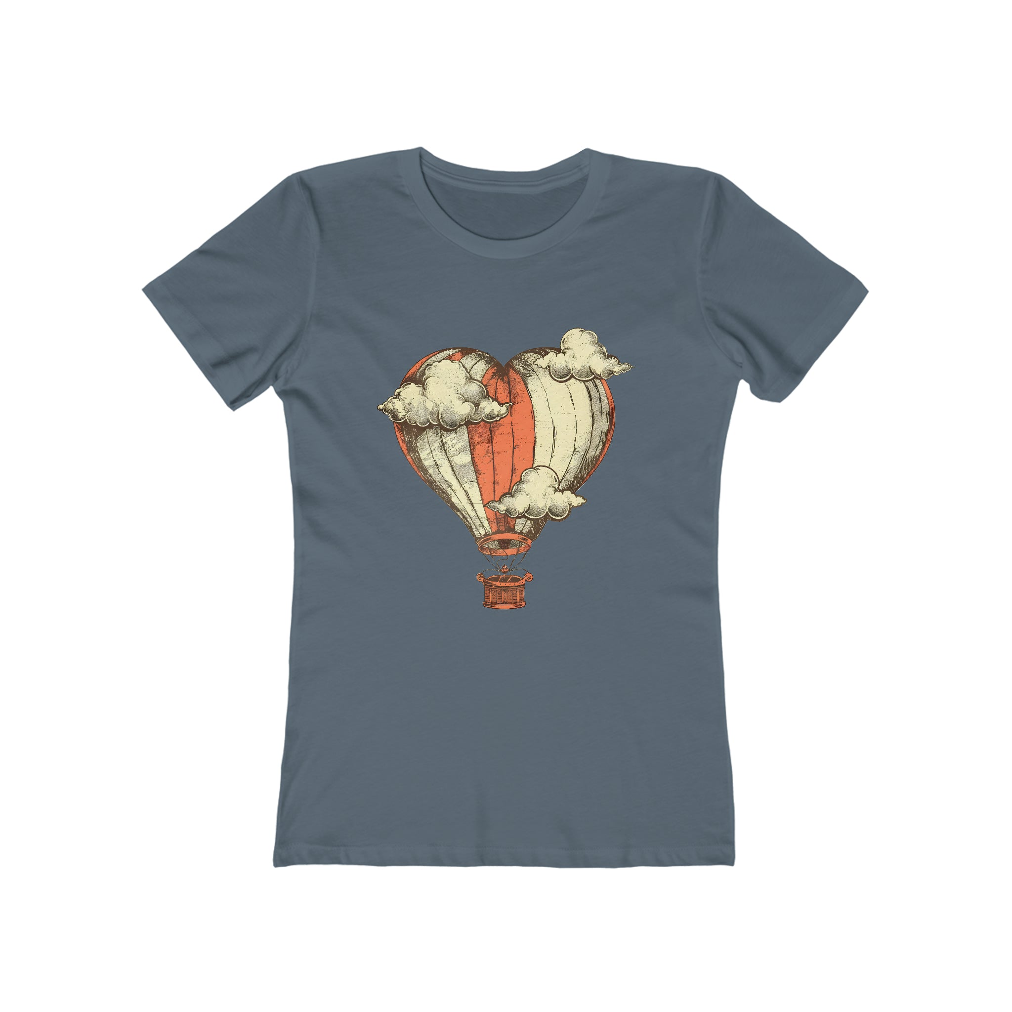 Heart Air Balloon Womens  L'Atomique Graphic Tee