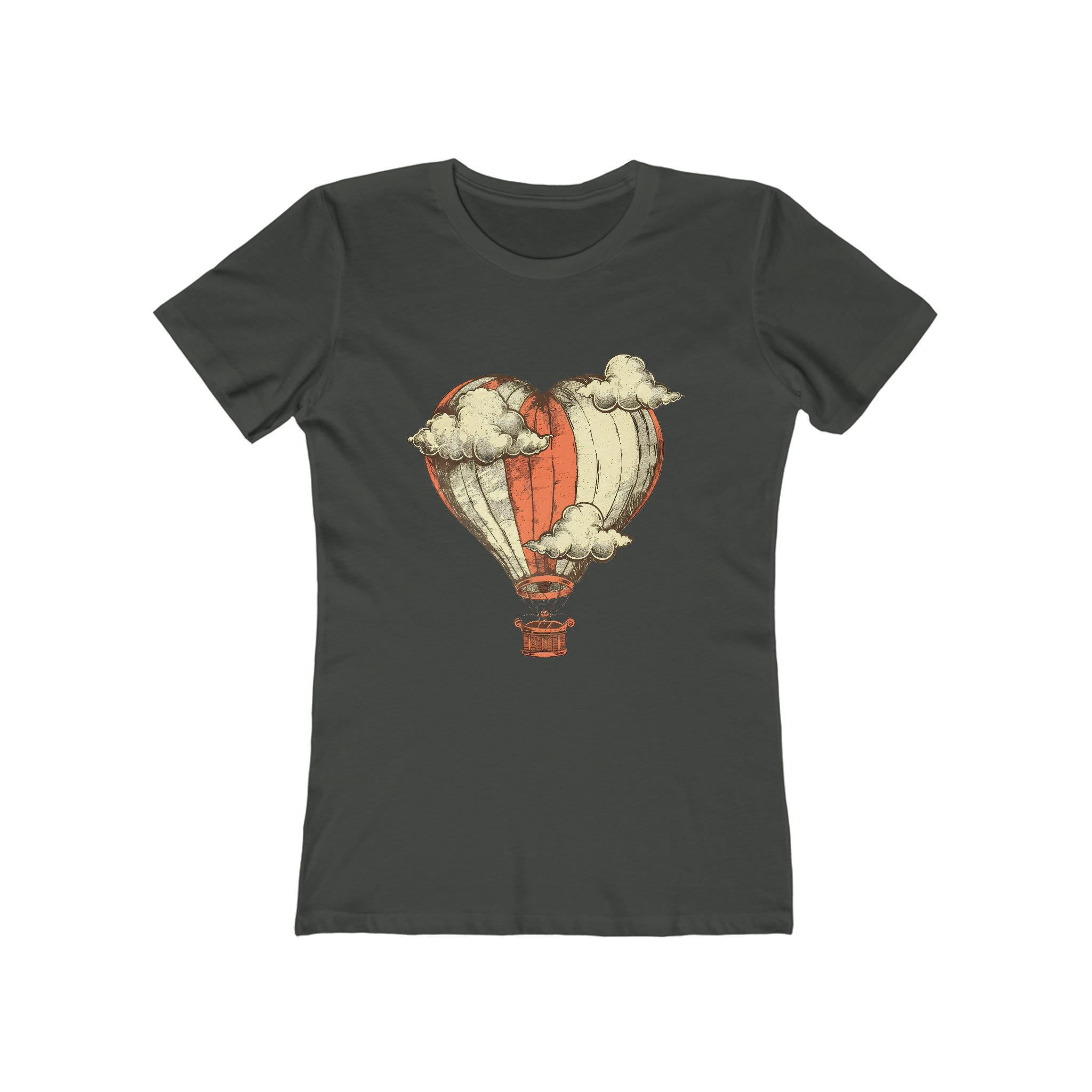 Heart Air Balloon Womens  L'Atomique Graphic Tee