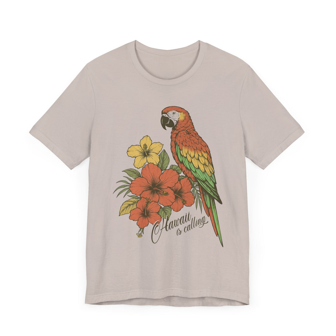 HAWAII IS CALLING Vintage Womens L'Atomique Graphic Tee