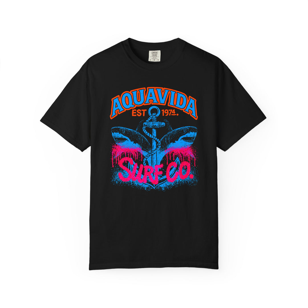 Aquavida Surf Co. Sharks Mens AQUAVIDA Short Sleeve Tee