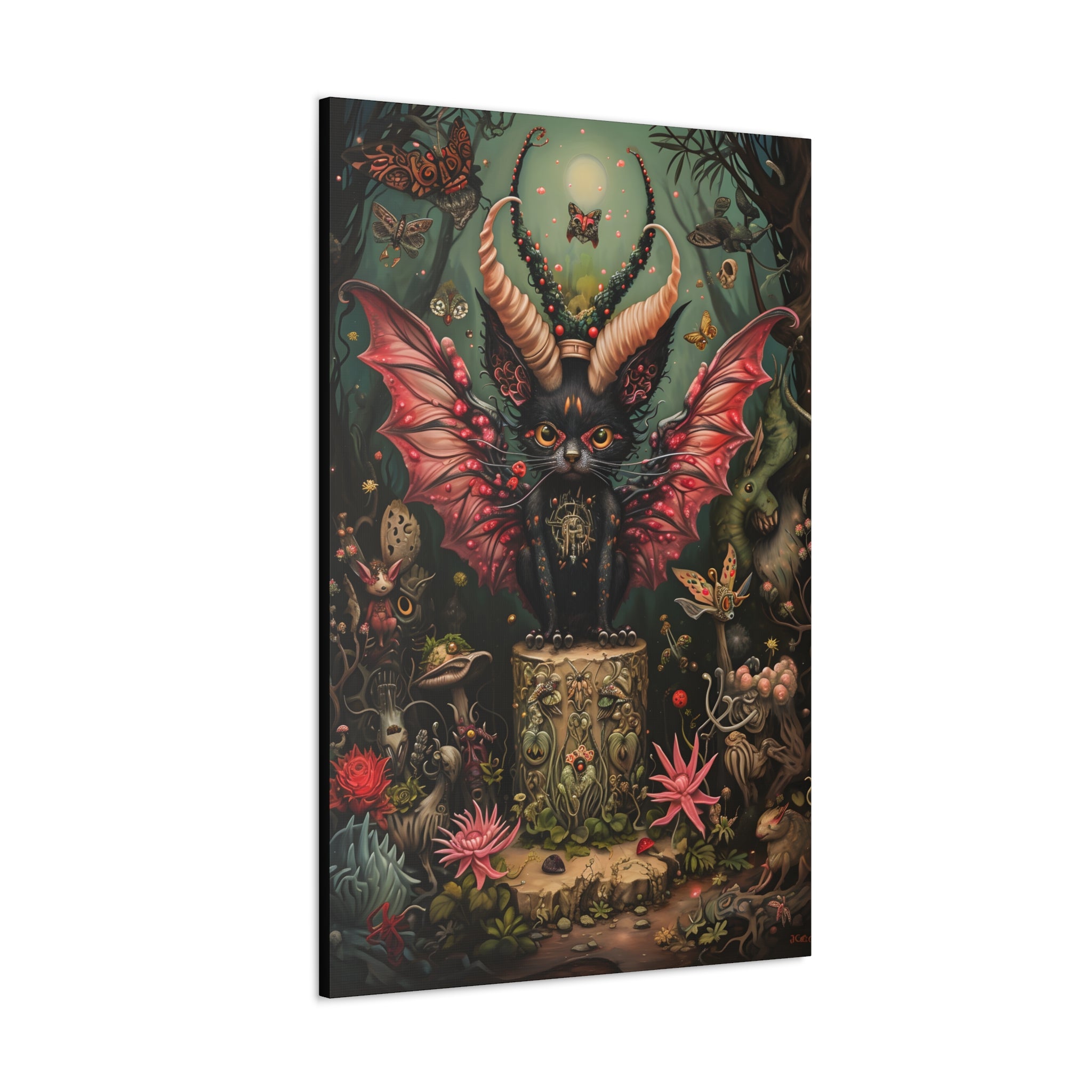 The Secret Meeting Canvas Print