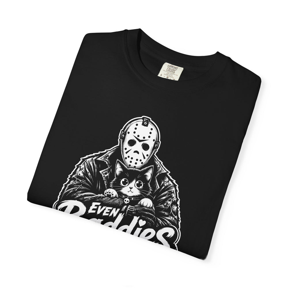 Even Baddies Get Saddies Mens WUNDERLAND Backyard Dept Halloween Booteek Short Sleeve Tee