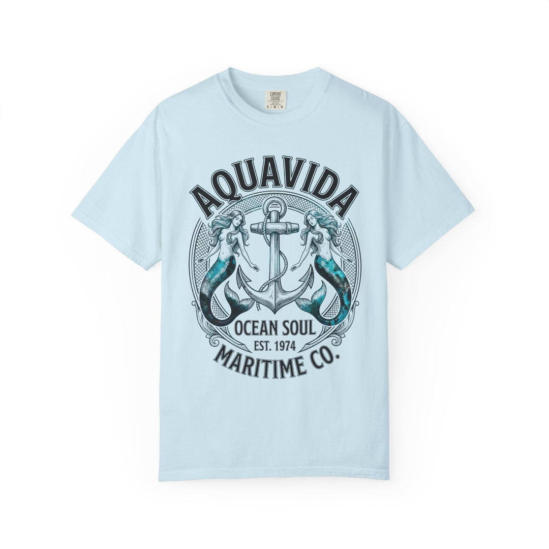 Ocean Soul Maritime Co. Mens AQUA VIDA Short Sleeve Tee