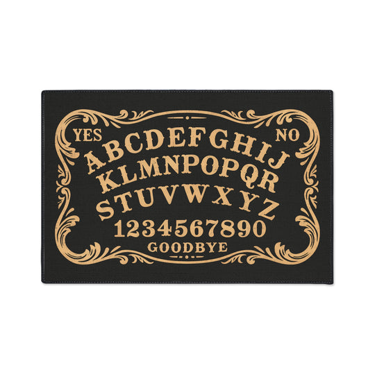 Vintage Ouija Spirit Board WUNDERLAND Halloween Booteek Heavy Duty Floor Mat Entry Rug