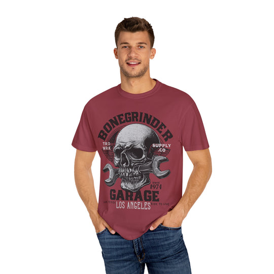 BONEGRINDER GARAGE Mens WUNDERLAND Short Sleeve Tee