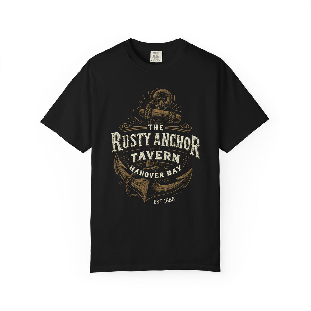 Rusty Anchor Tavern Hanover Bay Vintage Mens WUNDERLAND Heritage Short Sleeve Tee