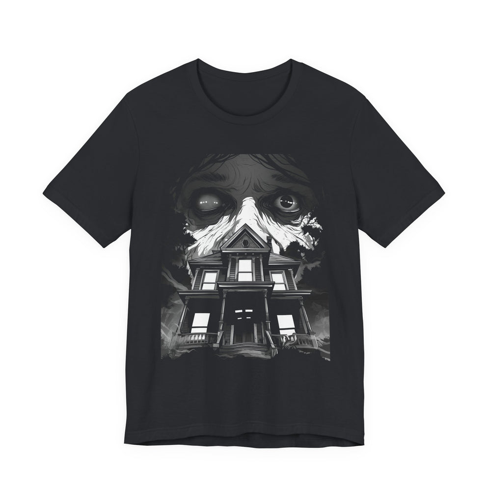 Haunted Horror House Men's Halloween Classic Fit Tee
