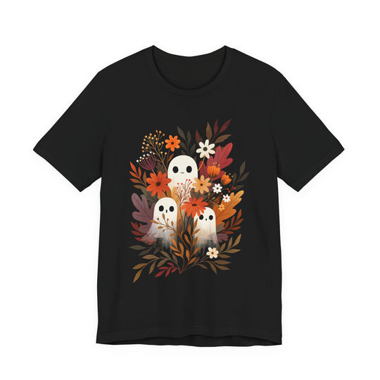 Autumn Ghosts Cute Fall Floral Women&