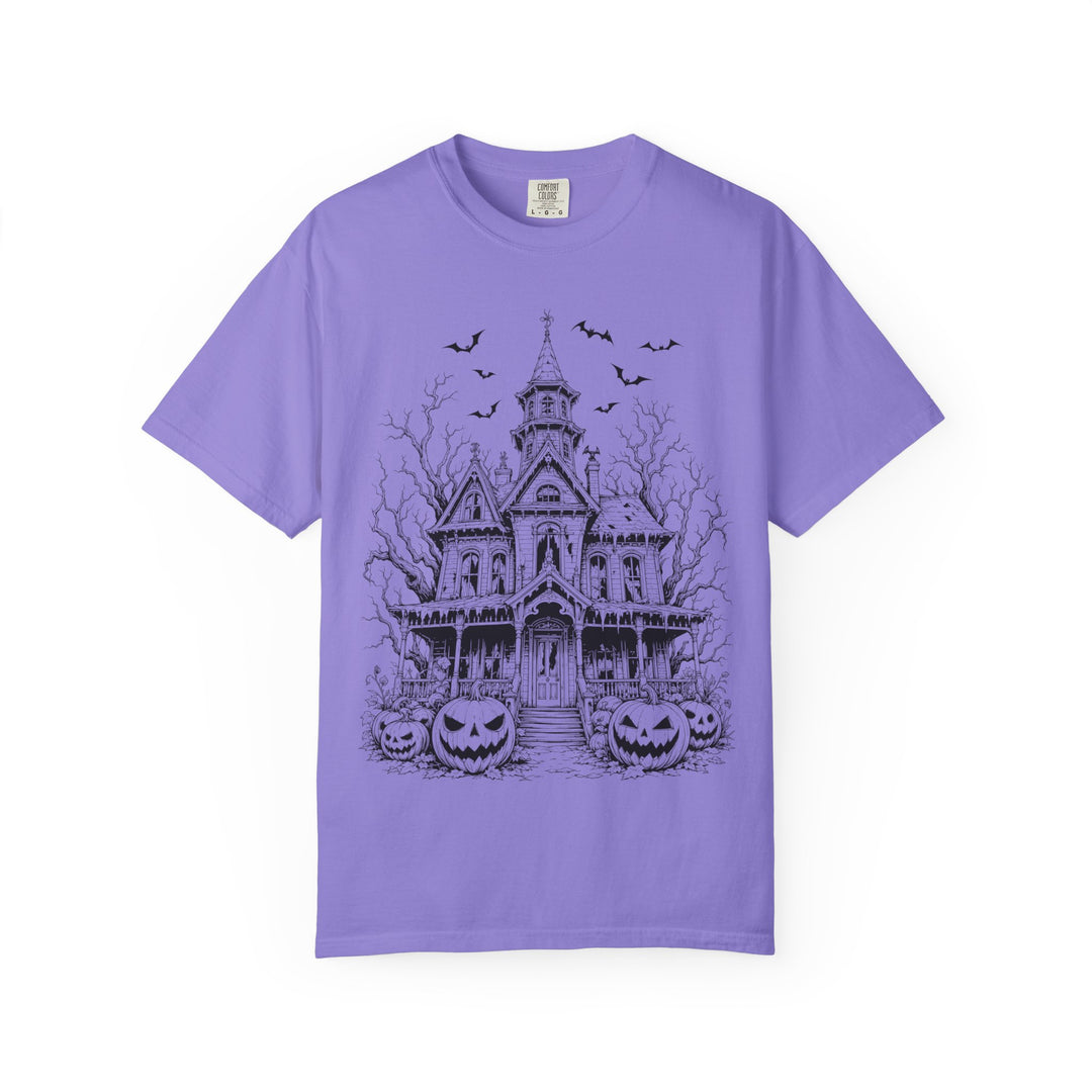 Spooky Haunted House Womens WUNDERLAND Halloween Booteek Short Sleeve Tee