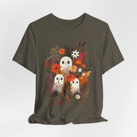 Autumn Ghosts Cute Fall Floral Women&