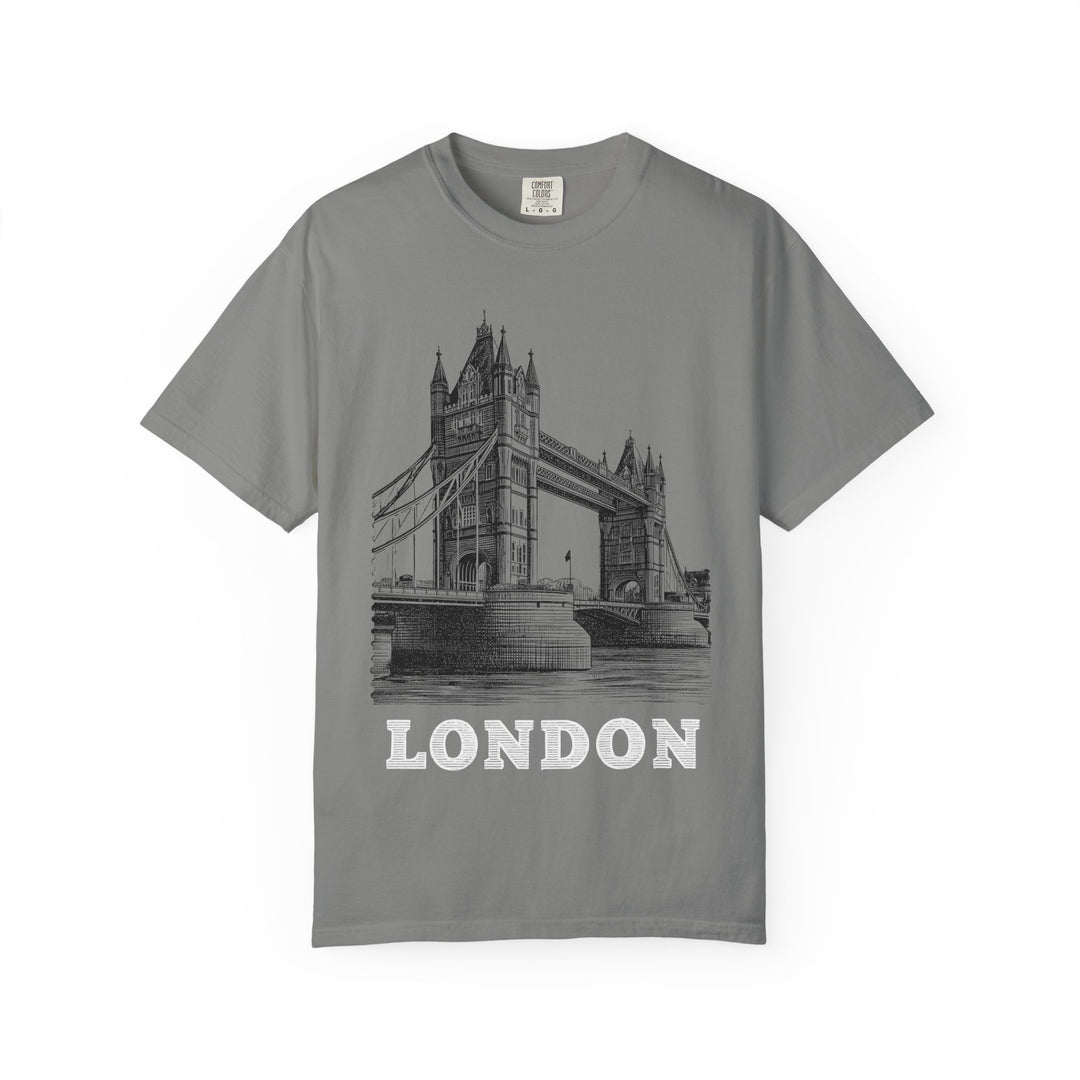 LONDON TOWER BRIDGE VINTAGE Mens WUNDERLAND Heritage Short Sleeve Tee